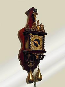 Orologio olandese a coda, funzionante.